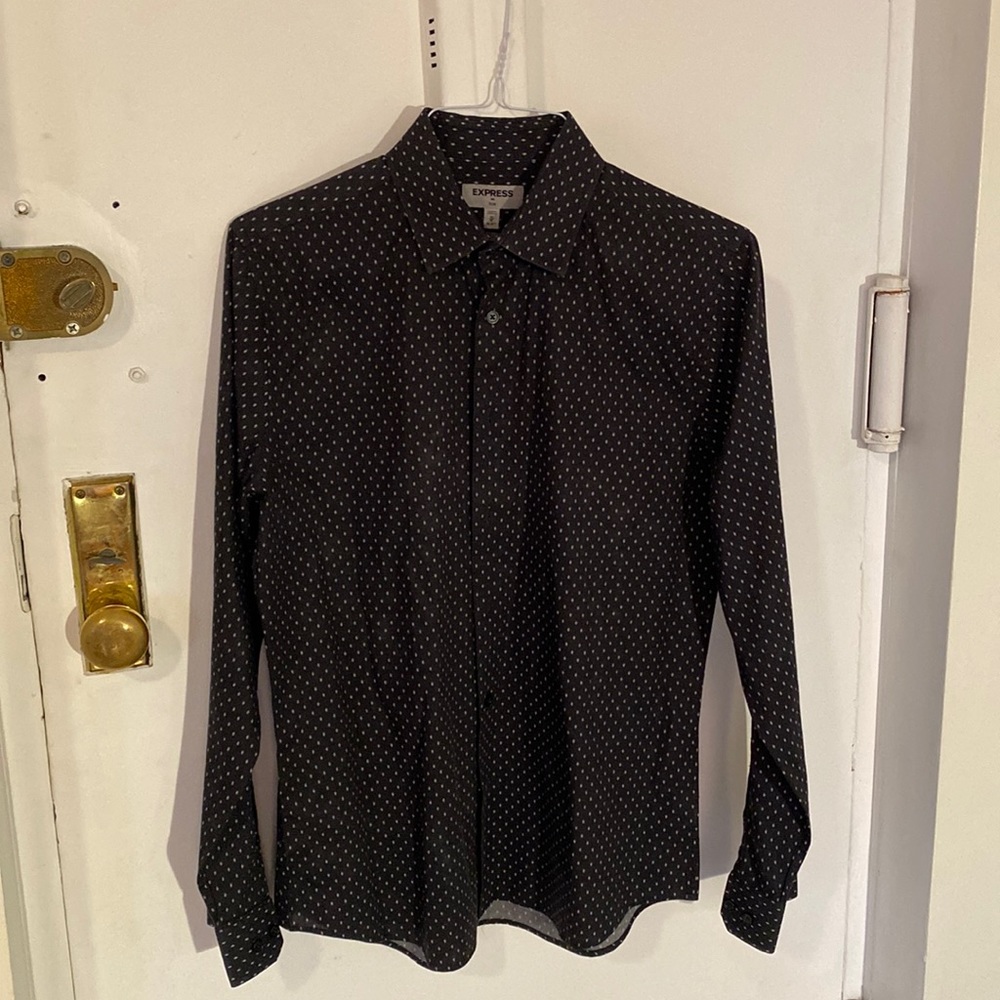 Express Men’s dress shirt in black
